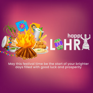Happy Lohri hd images poster banner status and hd photos
